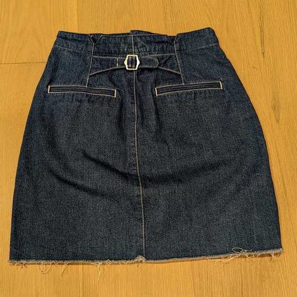 Denim Skirt with Button Details - Picture 7 of 7